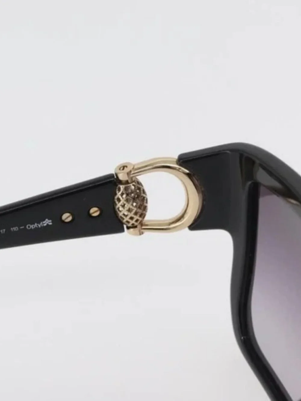 GUCCI Sunglasses plastic Black GG3727 Auth hk3699A